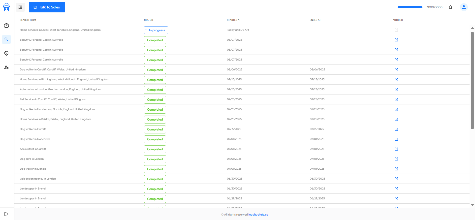 Industry search is in progress